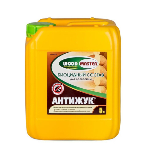 Антисептик WOODMASTER Антижук для древесины 5 л, шт