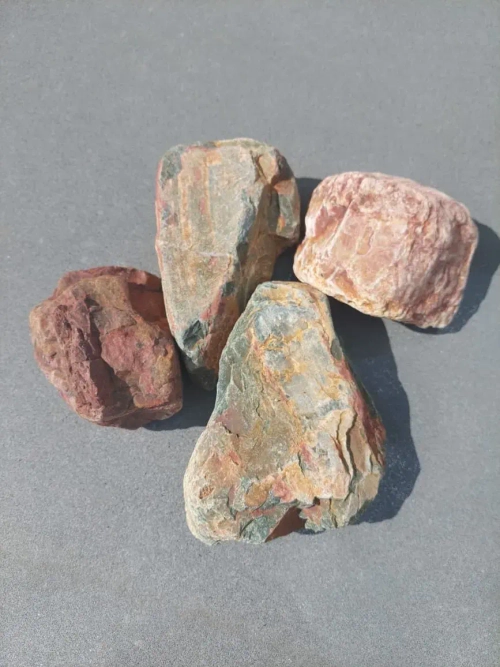 Камень для бани Яшма цветная обвалованный, 20 кг, коробка