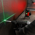 Лазерный уровень CRL-30G, 30 м, зеленый луч, акк. Li 2400 mah, резьба 5/8" MTX