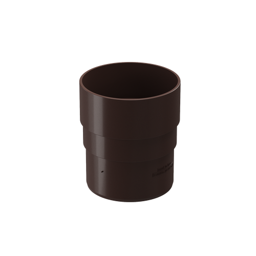 Муфта соединительная для водостока Premium, шоколад