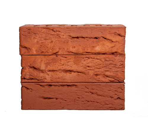 Клинкер фасадный Керма Premium Klinker одинарный Красный рустик