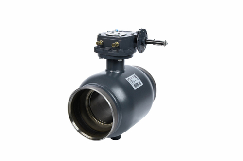 Ридан RJIP Premium 065N0161GR — Кран шаровой WW DN250 PN25 WG (приварной, с редуктором, стандартный проход)