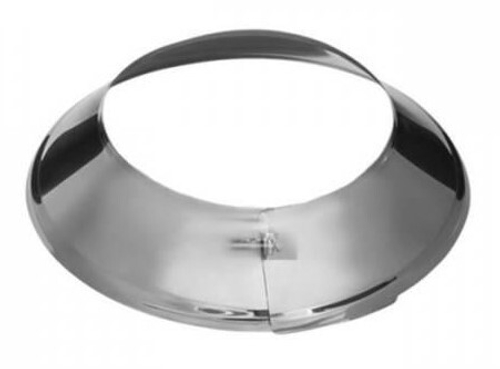 Юбка Феррум (430/0,5 мм) нержавеющая, для крышной разделки, ф80