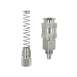 OPT-720SPS Соединение быстросъемное пневматическое с пружинкой, резьба 1/4"