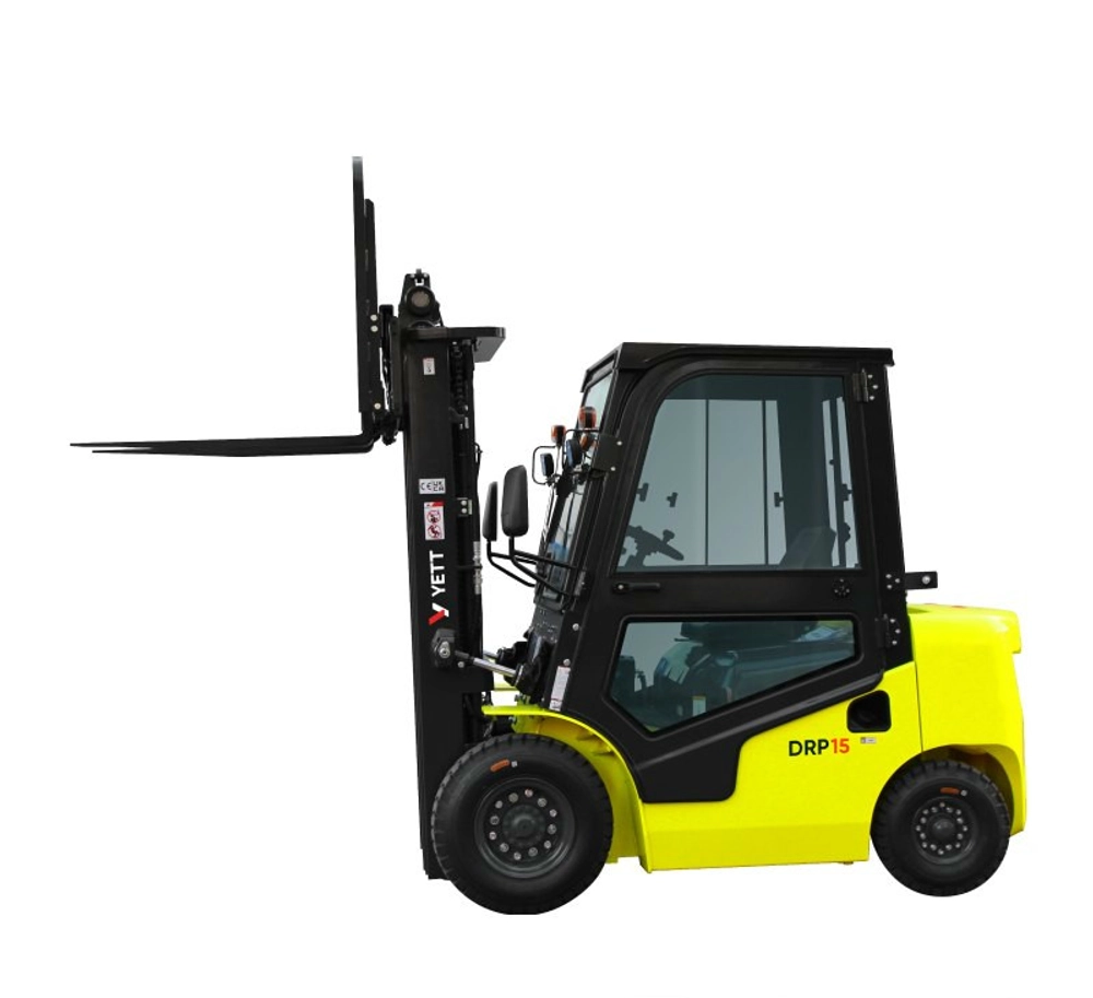 Дизельный погрузчик с кабиной YETT DRP15-XCK2-M300-3W-K