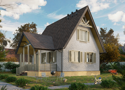 Угол Дюфур, Курмайор для фасадных панелей