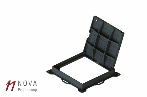 Люк чугунный квадратный класса С250 600х600