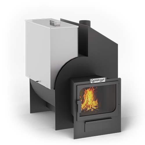 Печь для бани Сабантуй 3D 16 Панорама бак справа