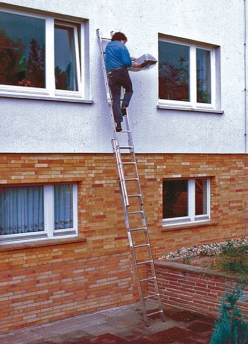 Двухсекционная выдвижная телескопическая лестница 2х11 CORDA