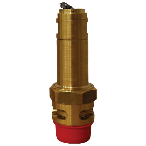 Клапан предохранительный ПРЕГРАН КПП 495-05-ОМ3 Ду10 Ру25 полноподъемный пружинный резьбовой, латунный, внутренняя/наружная резьба