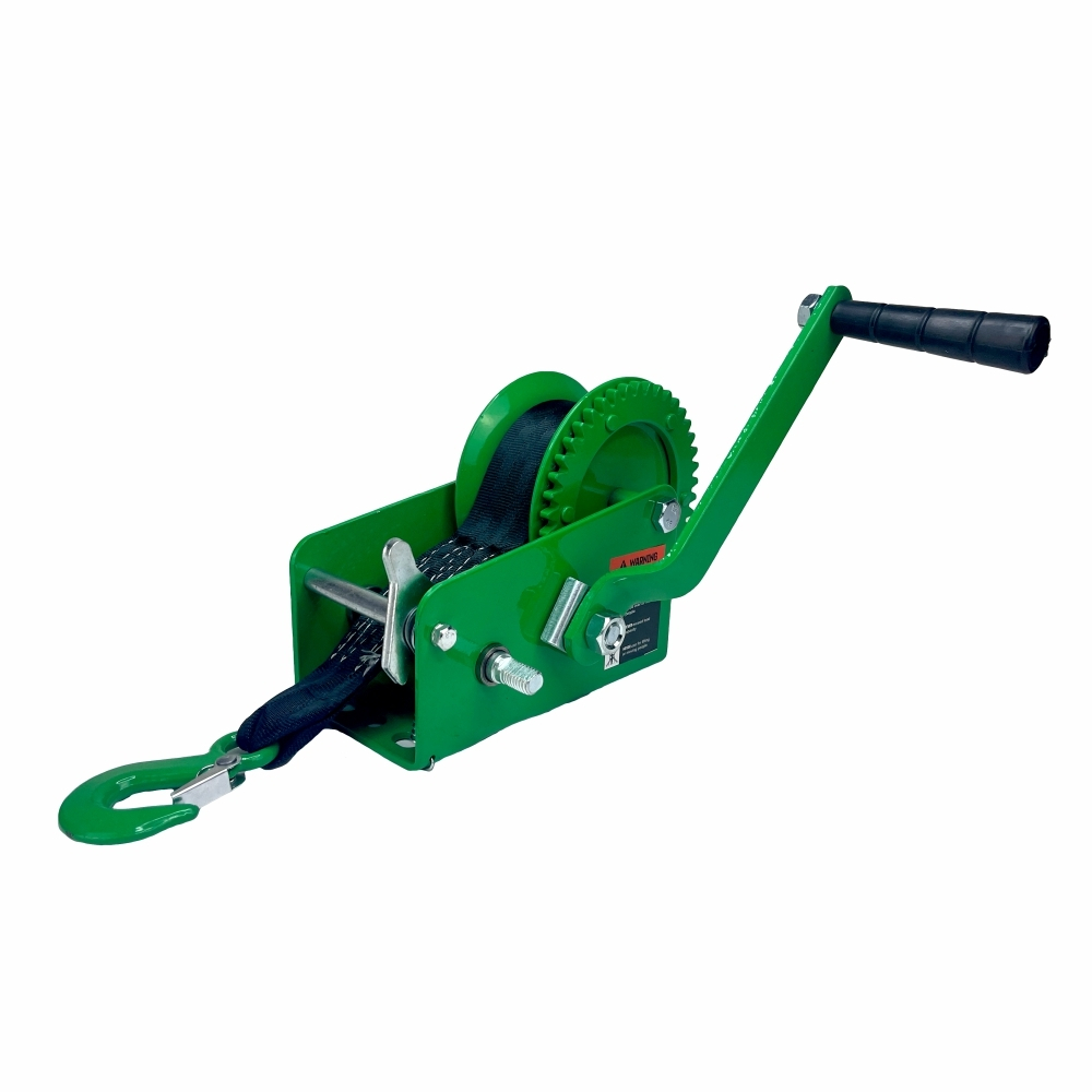Лебедка ручная барабанная HITCH HW 1100, 1100 кг, канат 10 м
