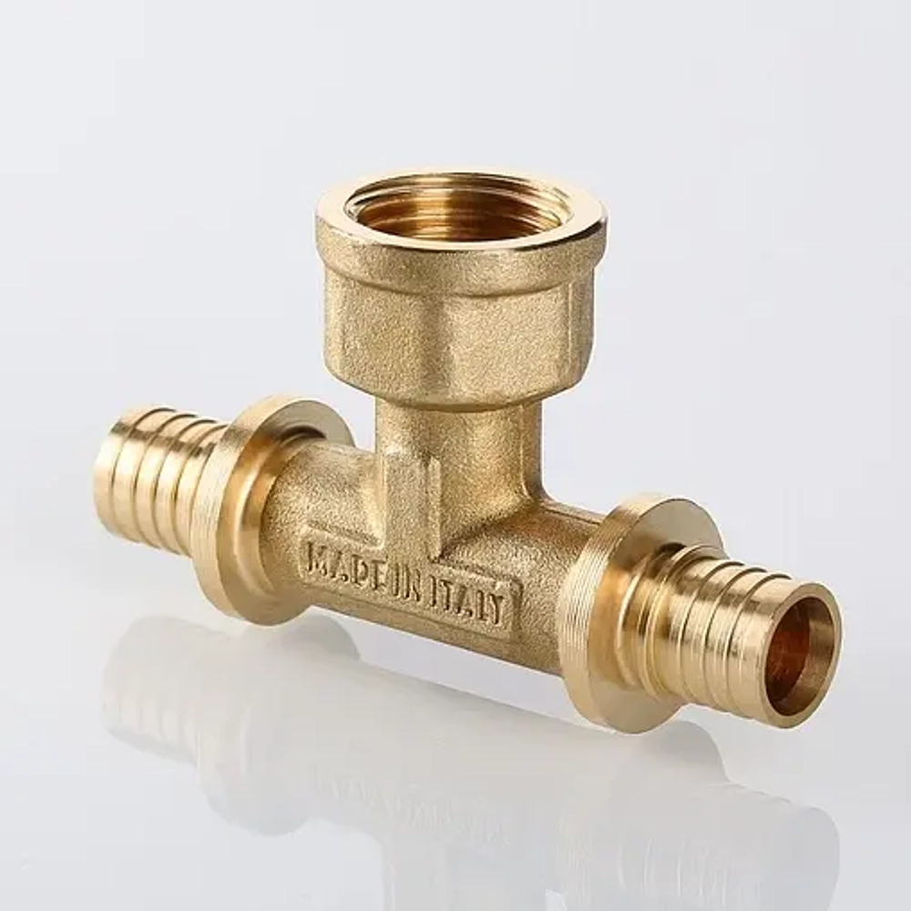 Тройник аксиальный переходной 25мм x ¾"в x 25мм Valtec VTm.432.BG.250525
