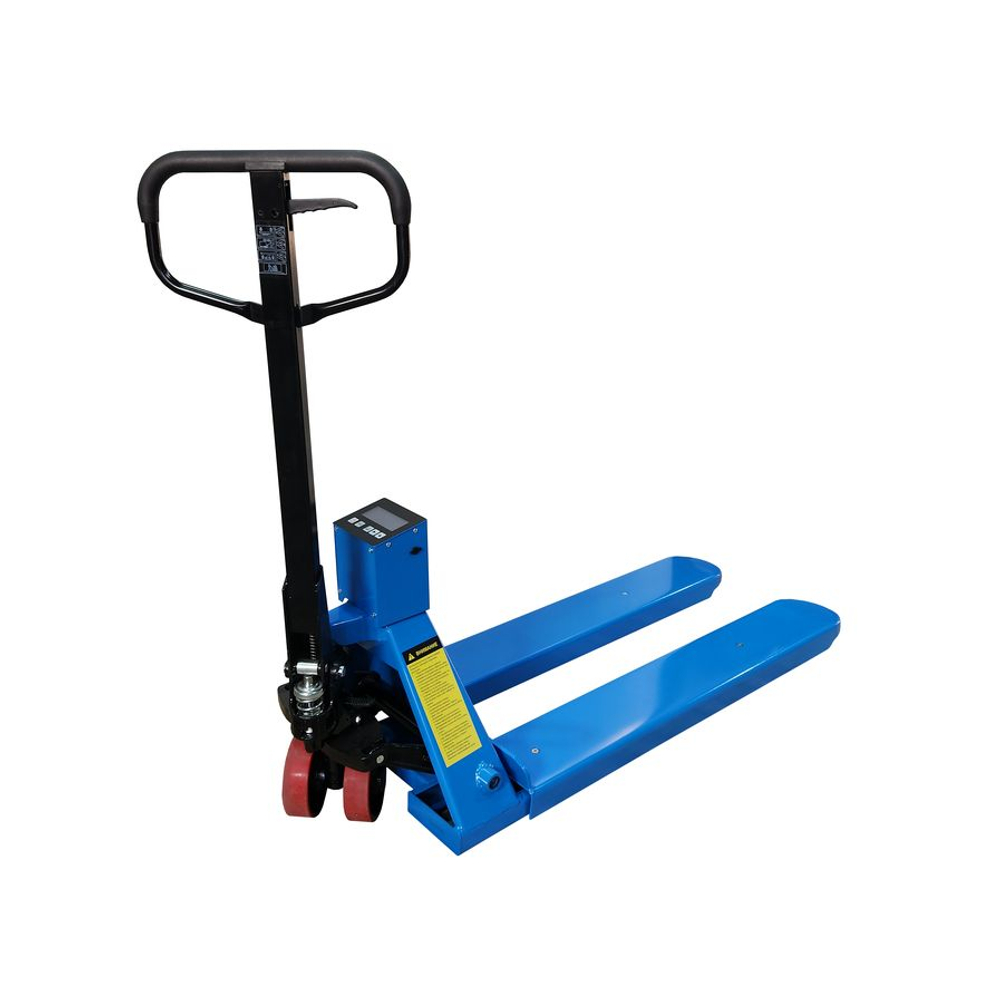 Тележка гидравлическая с весами 2500 кг 1150 мм полиуретановые колеса TOR CBY-CW2