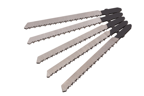 Полотна для электролобзика по дереву, 5 шт, T101BR, 75 х 2.5 мм, обратный зуб Сибртех