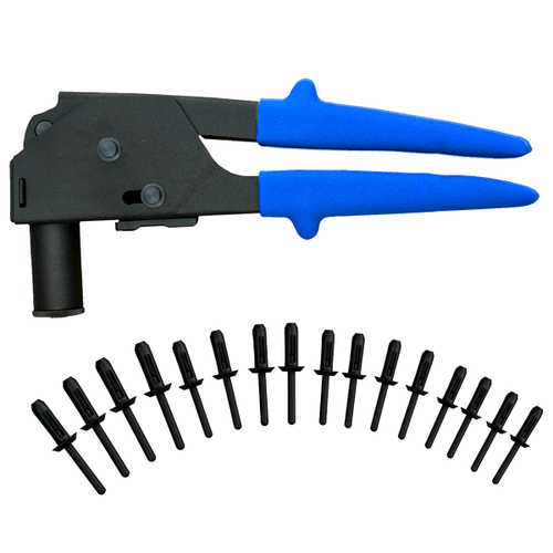 WDK-65644 Ручной заклёпочный пистолет для работы с пластиковыми заклёпками.