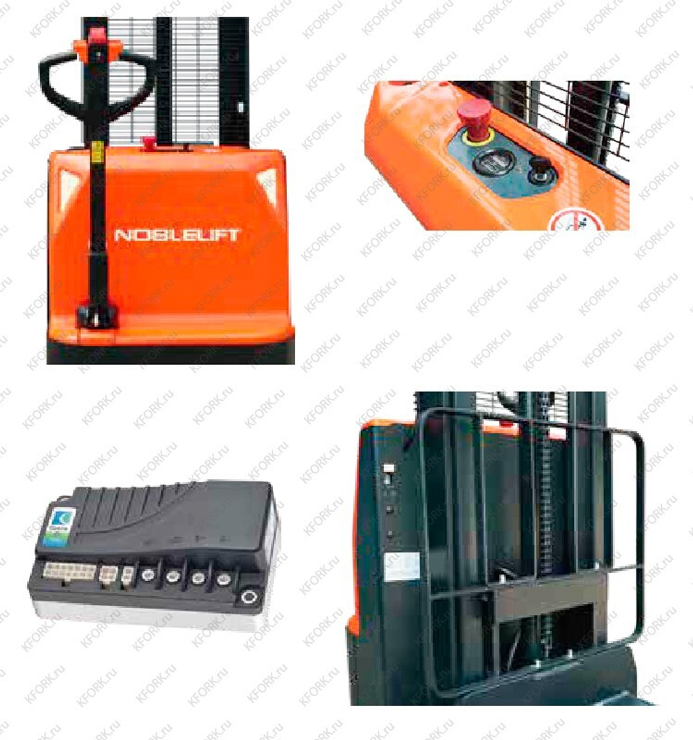 Штабелер электрический самоходный Noblelift PSE15L-C 3200 с батареей AGM