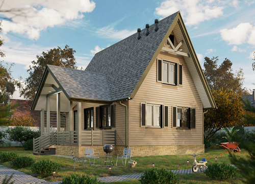 Сайдинг LUX под дерево, Блок-Хаус, сибирский