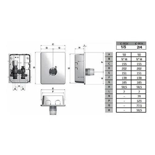 Комплект для регулирования теплого пола Valtec ICBox VT.ICBOX.2.0