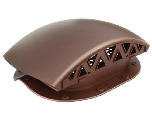 Вентилятор подкровельного пространства для металлочерепицы, черепаха 352/250/115 шоколад RAL 8017