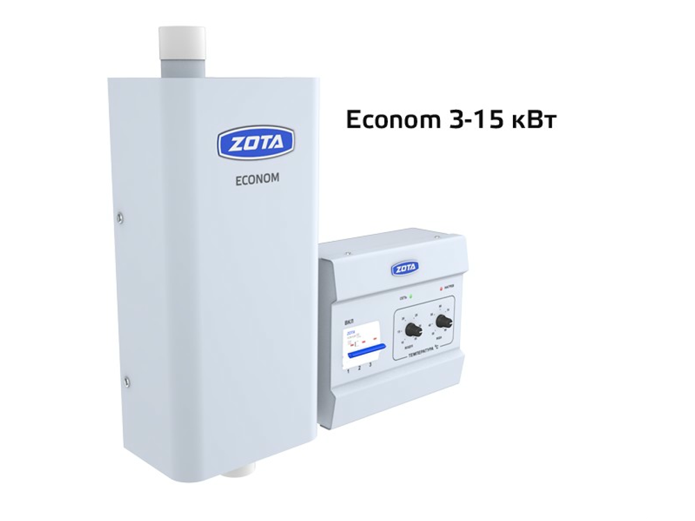 Котел ZOTA Econom-12 (в комплекте с пультом управления) электрический
