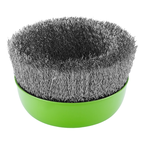 Щетка для УШМ, 125 мм, М14, "чашка", витая проволока Сибртех