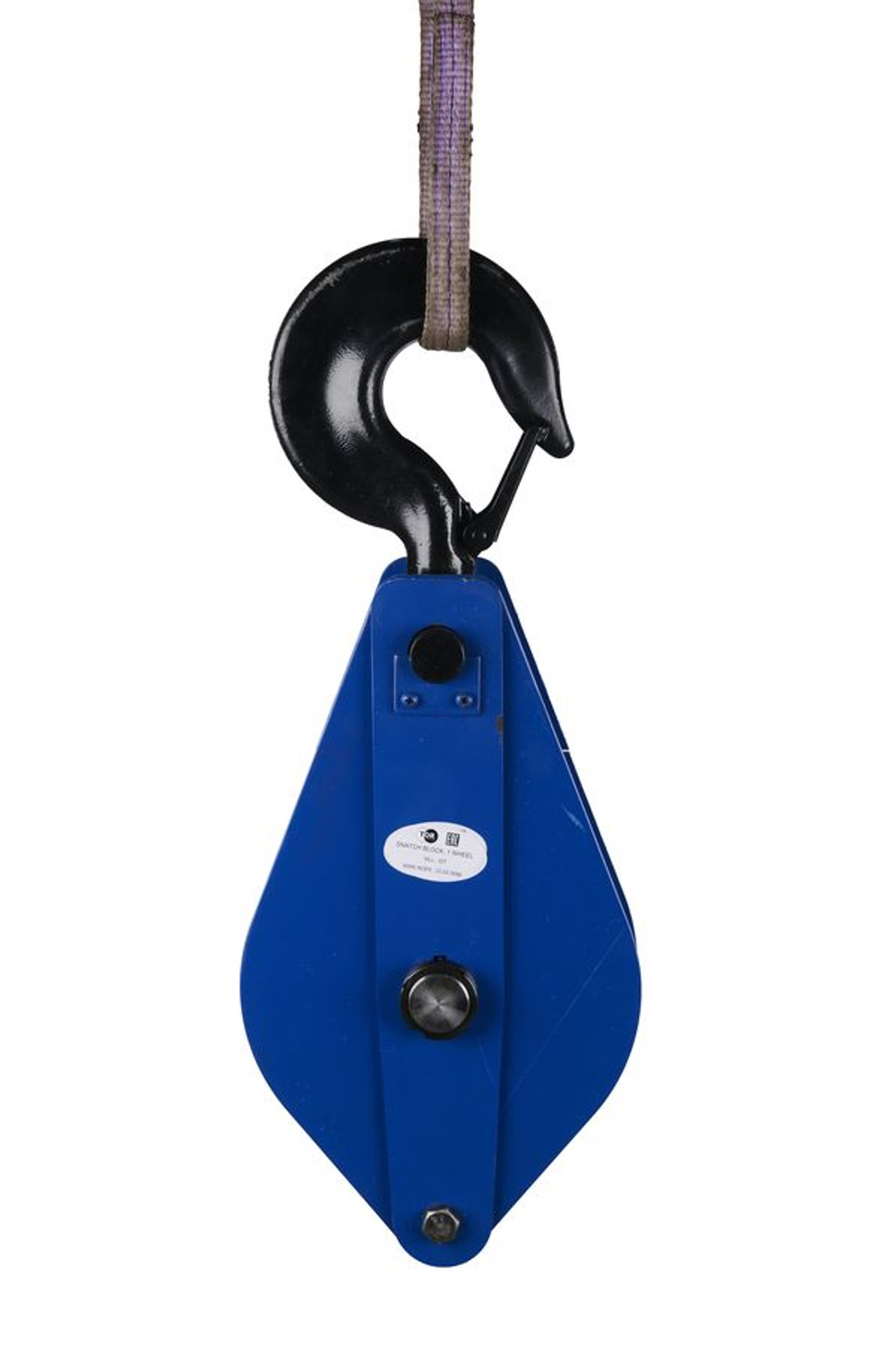 Блок монтажный однорольный с крюком TOR 10 т с откидной щекой (S)*