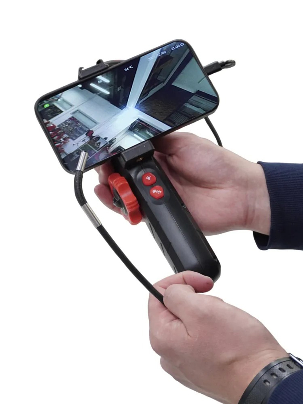 WDK-ES1860 Видеоэндоскоп 180°, зонд 6 мм, под смартфон