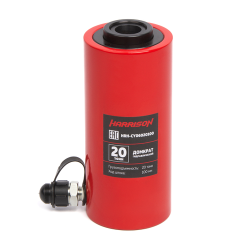 HRH-CY06020100 Домкрат гидравлический с полым штоком, однополостной 20 т, ход 100 мм