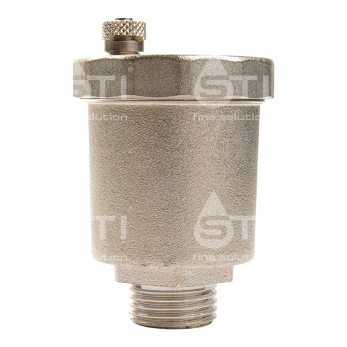 Воздухоотводчик автоматический STI 15 (½") прямой никелированный