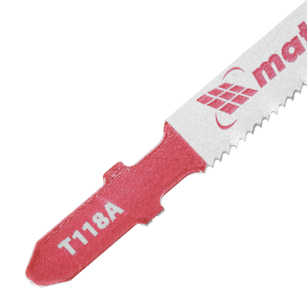 Полотна для электролобзика по металлу, 3 шт, T118A, 50 х 1.2 мм, HSS Matrix Professional
