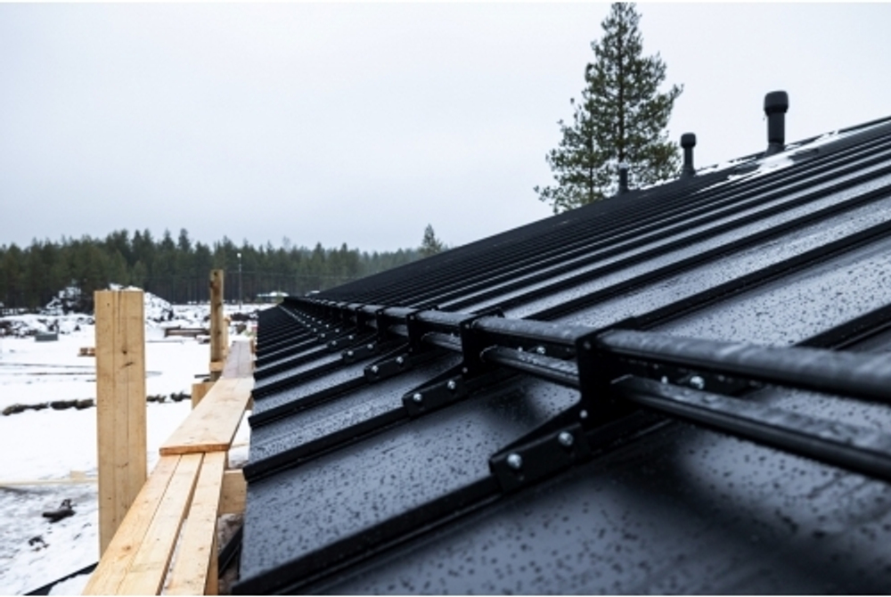 Кликфальц Pro Grand Line 0,5 Rooftop Бархат с пленкой на замках RAL 9005 черный