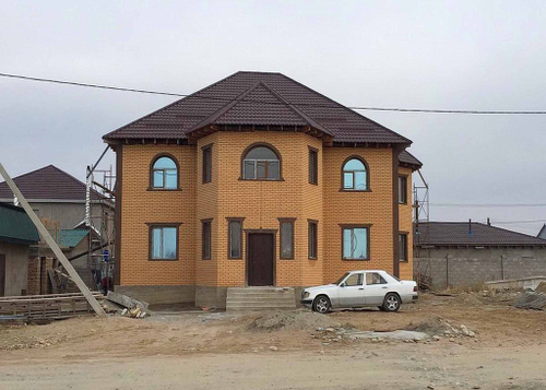 Кирпич облицовочный керамический Ликолор одинарный Соломенный гладкий