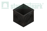 Пластиковый дождеприемник-пескоуловитель PolyMax Basic 400х400 (угловой)
