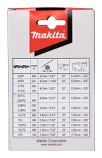 Цепь, длина 25 см/10, шаг 3/8, паз 1.1 мм, 40 звеньев, 90PX Makita 191H00-0