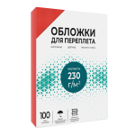 Каталог Обложки А4 "кожа" красные 100 шт. от ГЕЛЕОС