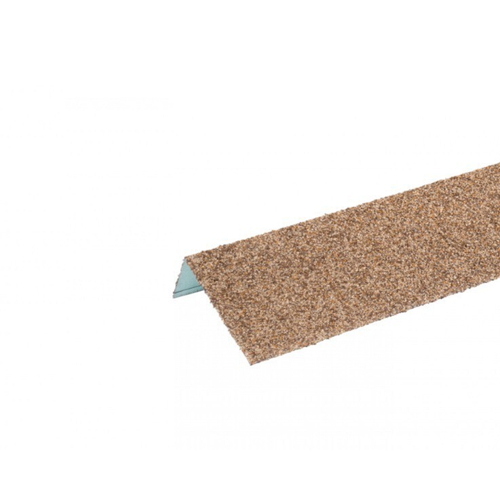 Наличник оконный металлический ТехноНиколь Hauberk Песчаный 1250х100х50 мм, 10 шт/упак