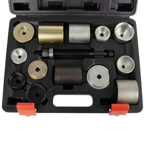 WDK-214112 Приспособление для замены сайлентблоков задней подвески BMW E36/E46, набор 14 предметов