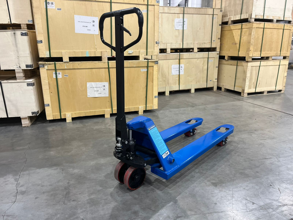 Тележка гидравлическая 2500 кг 1150 мм TOR DF (полиуретановые колеса)