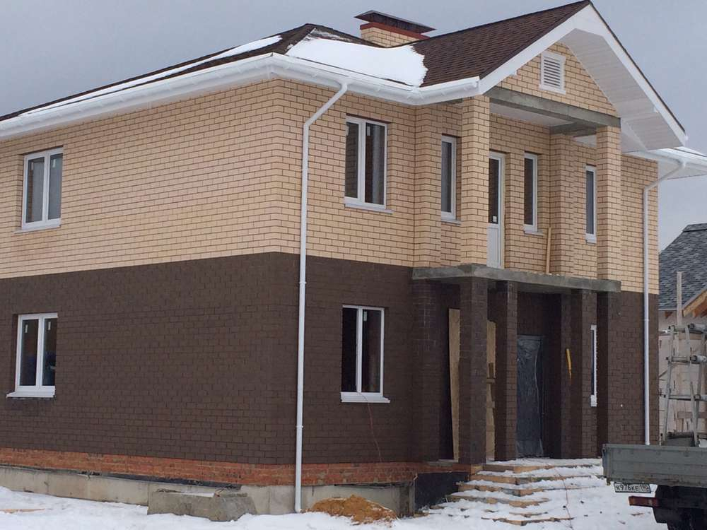 Кирпич керамический ЖКЗ утолщенный слоновая кость гладкий