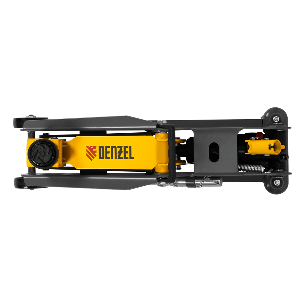 Домкрат гидравлический подкатной с фиксатором, 3 т, 190-532 мм, SUV/ Denzel