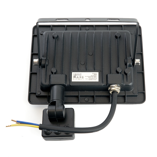 Светодиодный прожектор SAFFIT с выносным датчиком SFL80-50 IP65 50W 6400K черный 29524