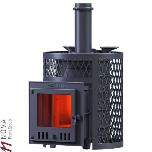 Печь для бани GFS Искандер Ураган 25М ЗК чугунная