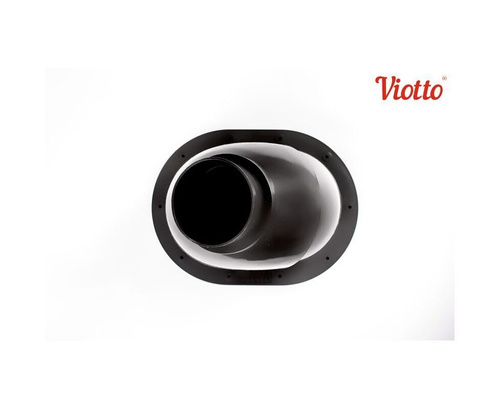 Выход вентиляции канализации для готовой мягкой и фальцевой кровли 335\250\423 черный RAL 9005