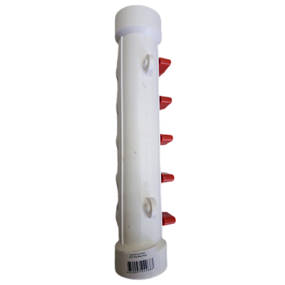 Коллектор MeerPlast 32х20 (2 вых.) с воздухоотводчиком красный