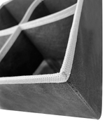 ОРГАНАЙЗЕР для хранения вещей 5 отделений ГЕЛЕОС Венге/темно-коричневый/ 40х40х13 см