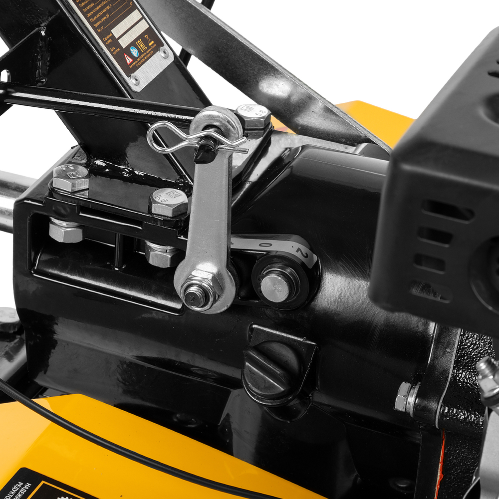 Мотоблок DPT-270X, 7 л.с., диск.сцеп, шир 90 см, глуб 35 см,фрез 3х4,ВОМ,скор 2В/1Н,кол 8" Denzel