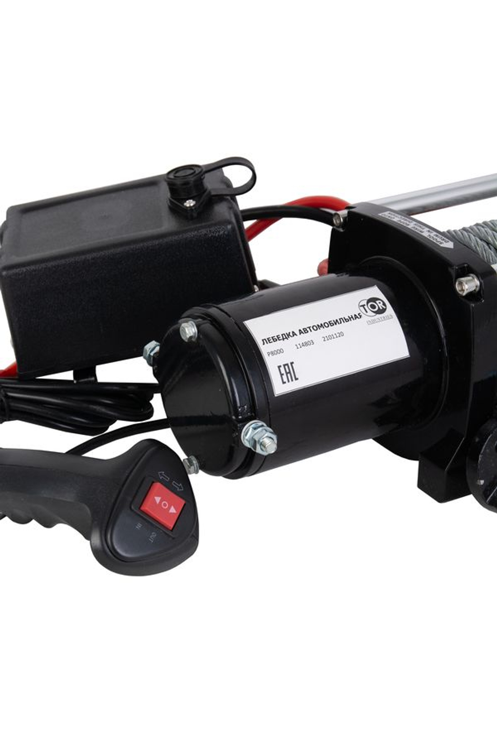 Лебедка (3629 кг/28 м) автомобильная TOR 12 V P8000