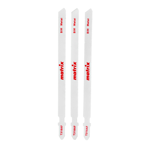 Полотна для электролобзика  по металлу, 3 шт, T318AF, 110 x 1.2 мм, Bimetal Matrix