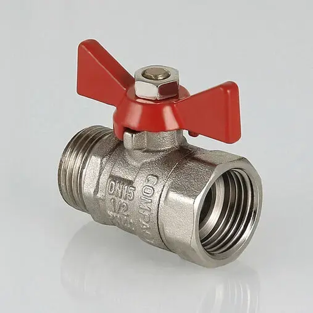 Кран шаровый ½"в x ½"н Valtec Compact VT.093.N.04