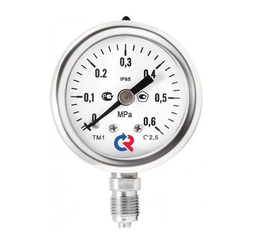 Мановакуумметр Росма ТМВ-521Р (-1-G.6кгс/см2) М2Gх1.5 1.G коррозионностойкий виброустойчивый (готовый к гидрозаполнению) 1GGмм, тип - ТМВ-521Р, радиальное присоединение, -1-G.6кгс/см2, резьба М2Gх1.5, класс точности 1.G